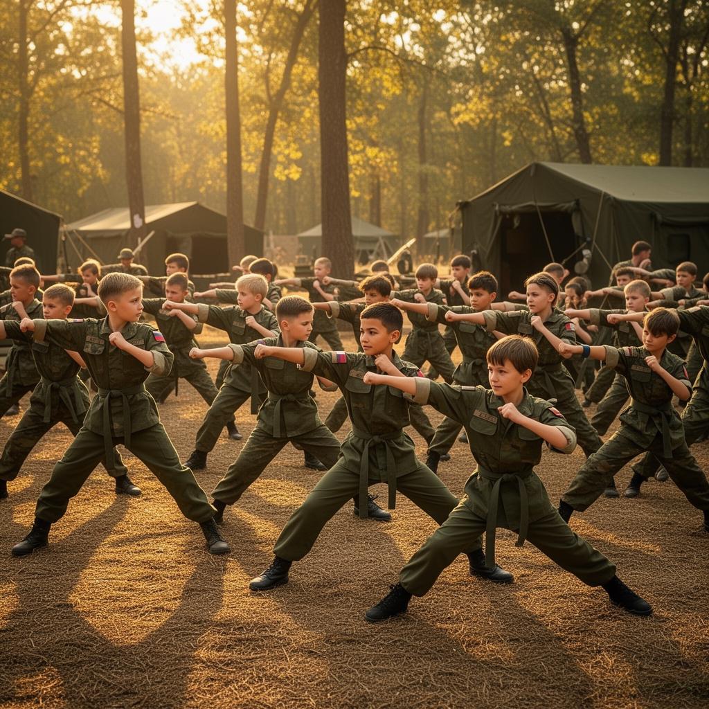 Commando training for children