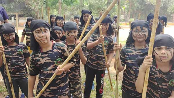 Commando training activities for kids